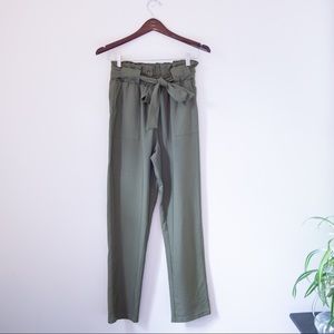 Grace Karin Paper Bag Waist Pants